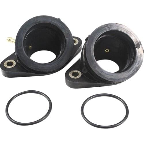 Carburetor Intake Manifold Pipe Interface Adapter for Yamaha XV400 XV 400 Virago 91-94 XV535 XV 535 88-01 XV500 XV 500 1992-1998