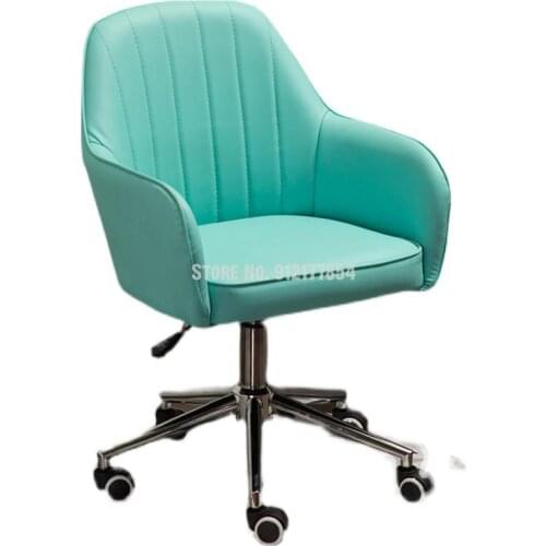 Simple study computer sofa chair swivel chair home comfortable backrest bedroom leisure office writing chair lift Nordic