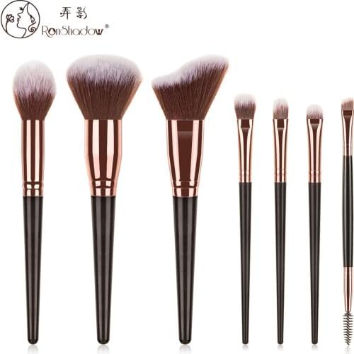 Ronshadow 7/10/15pcs Makeup Brushes Set Foundation Eyeshadow Highlighter Concealer Blusher Make Up Cosmetics Beauty Brush Tool
