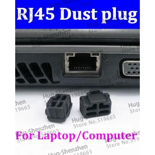 Rj45 Network Silicone Anti Dust Plug Cover Stopper Laptop dust plug laptop dustproof usb dust plug Computer Accessories
