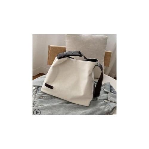 Shopping bag storage bag Japanese canvas bag womens bag tide casual bag shoulder bag environmental protection bag