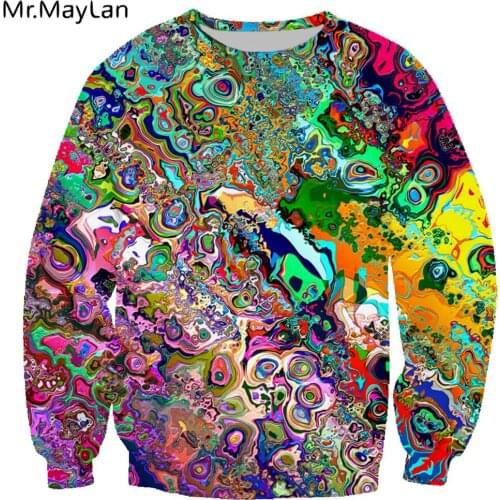 New Song Trippy Love Psychedelic Art Sweatshirts 3D Printed Women/Men Hoodies Fans Hip Hop Mens Hood Sweatshirt Colorful Hoody