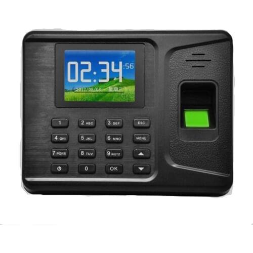2.8 inch TFT Monitor Fingerprint/RFID Card /Password Time Attendance System