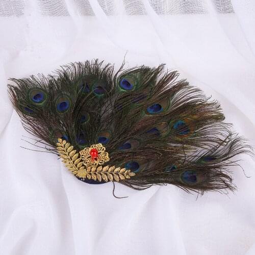 Western Wedding Party Fan Feather Fan Manual Hand Fan Wedding Custom Wedding The Bride