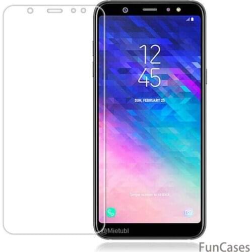 Tempered Glass for Samsung Galaxy A6 J8 2018 Screen Protector 9H 2.5D Phone Protective Film for Samsung A6 Plus 2018 On Glass