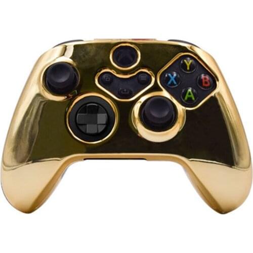 Hard ABS Electroplate Case for Xbox Series Controller Waterproof Scratchproof Protective Shell Cover for Xbox Series Gamepad