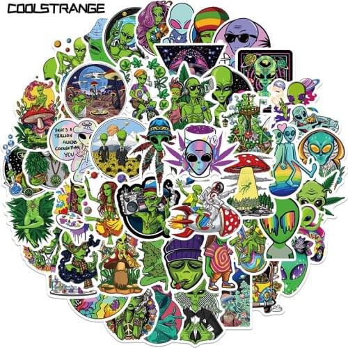 10/30/50Pcs Joke Weed Character Leaves Graffiti Stickers For Motorcycle Laptop Skateboard Mobile Phone Guitar Suitcase Gift Toy