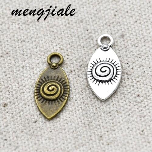 30pcs Alloy Metal Angel Eyes Charms Religion Pendants For DIY Handmade Jewelry Accessories Making 20*9mm