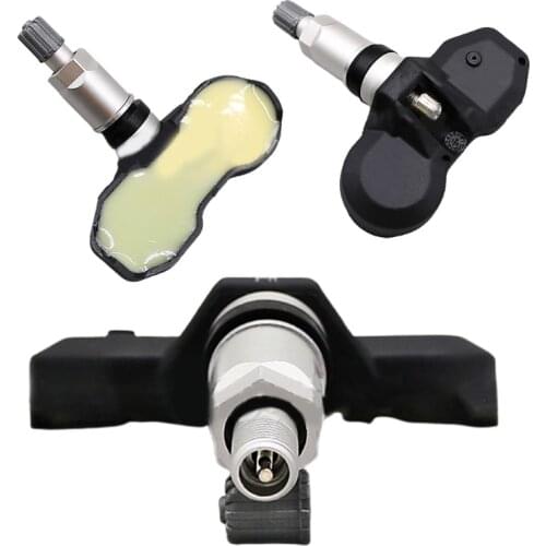 4 Pcs Tire Pressure Sensor Compatible With V olkswagen Tiguan TPMS Tire Pressure Monitoring System 3AA907275B 3AA907275