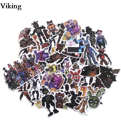 58pcs/set Horror Cartoon Bears Stickers Waterproof Stickers for Suitcase Luggage Laptop Scrapbooking Sticker Album Decals G0139