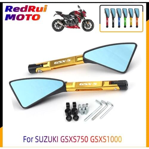 For SUZUKI GSXS750 GSXS1000 GSXS 1000 750 Aluminum CNC Motorcycle Side Mirror rearview Mirrors Motorcycle Accessorie