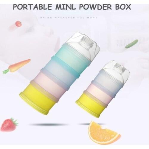 Infant Milk Powder Cup Portable Large-capacity Baby Complementary Food Milk Powder Independent Packaging Cup 4-layer