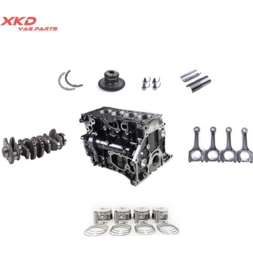 Engine Block Assembly&Conrods &Piston Ring Kit Fit For A-udi A4 A5 A6 A8 Q3 Q5 TT
