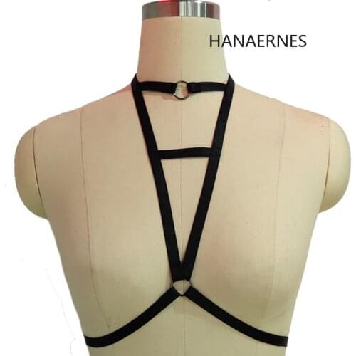 HANAERNES Womens Sexy Harness Lingerie Sexy Bra High-Quality Polyester Bandage Underwear Comfortable and Breathable Underwear