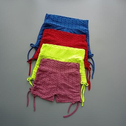 2021 New Sexy Womens Sports High Waist Shorts Athletic Gym Workout Fitness Yoga Leggings Briefs Athletic Breathable Shorts