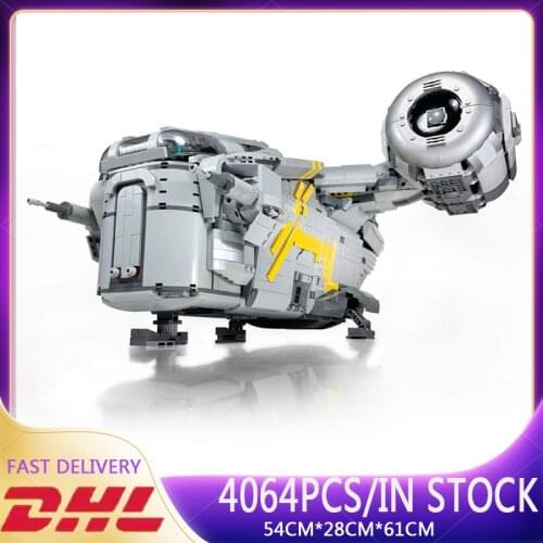 New 4064PCS MOC-37840 The UCS Razor Crest Model Compatible With Star Series Wars Building Blocks Bricks Kids Toys Gifts