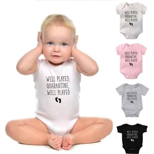 Baby Clothes Bodysuit for Newborns Boys Girl Short Sleeve Letter Rompers Overalls for Kids Girls Baby Clothing Infant Clothes