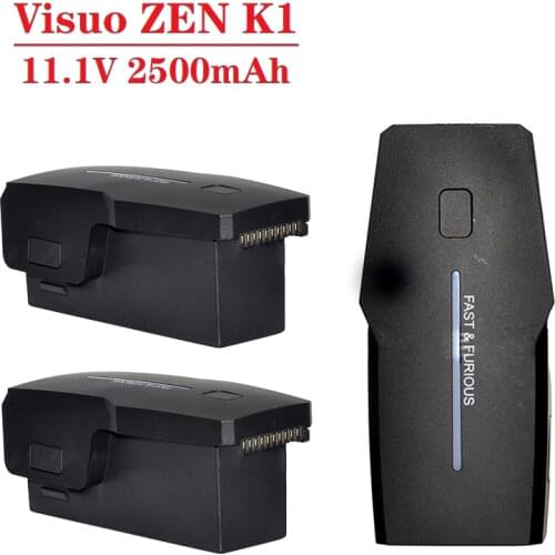 Original Battery 11.1V 2500mAh For Visuo ZEN K1 Battery GPS RC Drone Battery 11.1 V 2500 mAh Lipo Battery 1Pcs