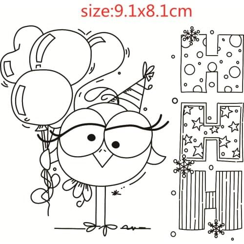 Animals, Birds Ransparent Clear Stamps Silicone Seals For DIY Scrapbooking Photo Album Card Making