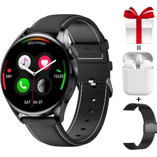 Smart Male Watch Waterproof IP68 Bluetooth Call Smartwatch 2021 Rotate Button Heart Rate Monitor DIY Custom Watchface Clock