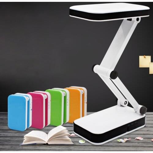 USB LED desk light Two stalls light desk lamp 24 LED high light Folding white light table lamp Read Manicure