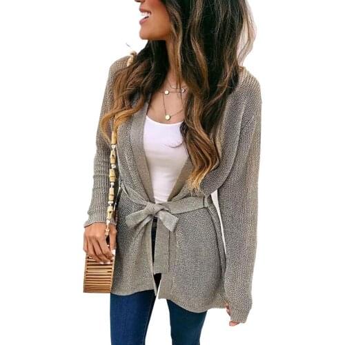 Vintage women fashion cardigan sweater 2020 ladies loose knitted open stitch sweaters female knitwear chic girls autumn clothes