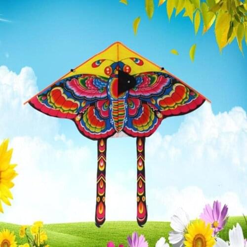 Colorful Outdoor Sports Butterfly Flying Kite with Winder Board String Children Kids Play Game Toy
