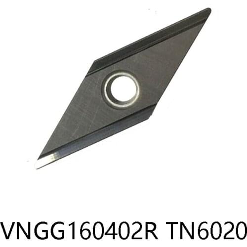 100% Original VNGG160402R TN6020 Lathe Cutter Turning Tools VNGG160402 R VNGG 160402 VNGG1604 Carbide Inserts 10pcs/box