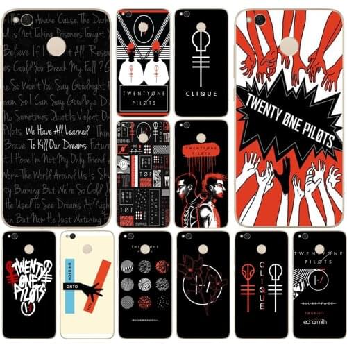 109DD Twenty One Pilots Collages Soft Silicone Cover for Xiaomi Redmi 4a 5 plus Note 4 4x 5a pro mi a1 case