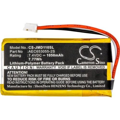 Cameron Sino 1050mAh Battery AEC653055-2S for JBL Flip Flip 1