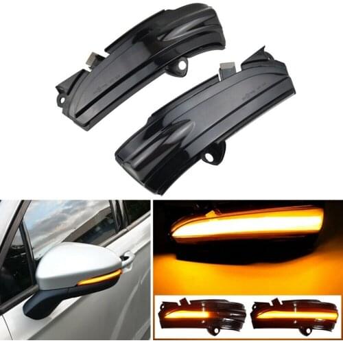 Car LED Side Wing Dynamic Turn Signal Light Rearview Mirror Indicator for FORD MONDEO MK5 MK V 5 2014-2019 Amber