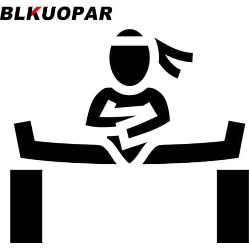 BLKUOPAR for Van Damme Split Car Stickers Fashionable Creative Decals Personality Funny Caravan Motorcycle Decor Car Styling