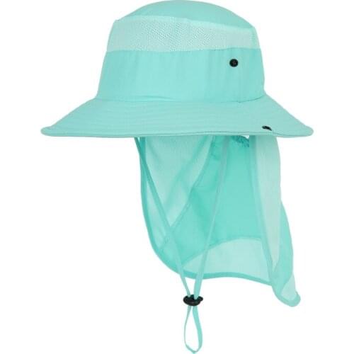 Childrens Herringbone Curtain Summer New Fishermans Hat Summer Childrens Outdoor Beach Hat