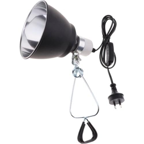 E27 Reptile Ceramic Heating Light UVA UVB Bulb Lamp Holder AU Plug for E27 Connection Head Lamp