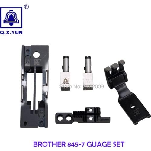 Industrial Sewing Machine Spare Parts Double Needle Gauge Set For Brother 845-7 Automatic trimming