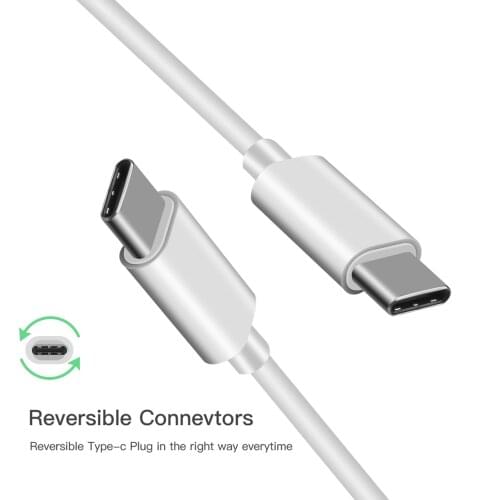 KEBIDU USB Type C to Type C Cable USB2.0 for Samsung S10 S9 S8 Note 9 8 Support PD 2.4A Quick Charge Cable Type-C Cable