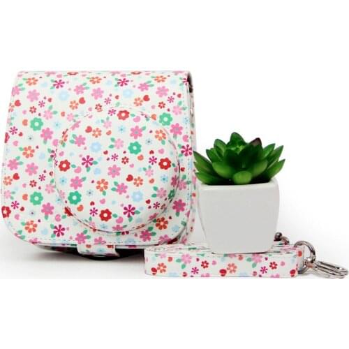 NEW PU Camera Bag Camera Case With Shoulder Strap Protective Case Pouch for Fujifilm 8/8+/9 CYL04