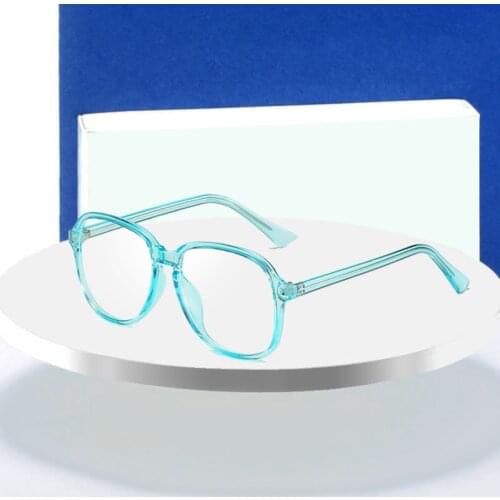 HOTOCHKI Transparent Candy Jelly Colors Glasses Frame New Trend Eyeglasses Frame Women Female Eyewear