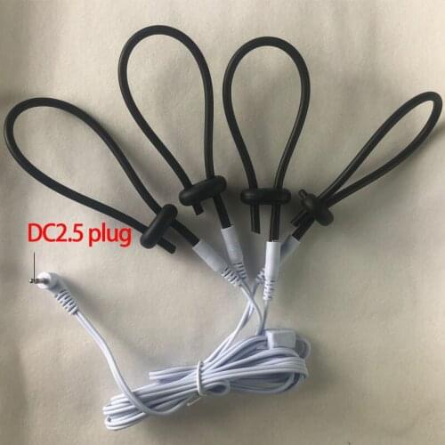 Electrosex Rubber Tube TENS Unit Penis Ring E-Stim DIY Monopolar Conductive Loops Cock Rings Electrodes Sex Toys