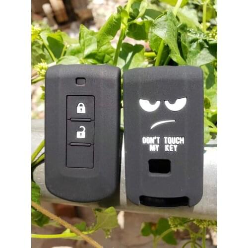 Dont Touch My Key Silicone Cover For Mitsubishi ASX Outlander Lancer Remote Fob Case