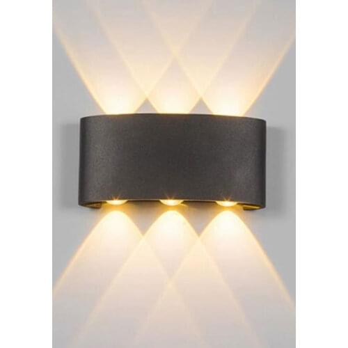 Modern LED Wall Lamp Aluminum Bedroom Wall Light 2W/4W/6W/8W Indoor Stair Lighting Engineering Decorative Light Fixture