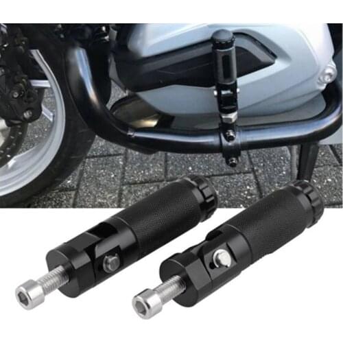 Universal Motorcycle Pedals Are Round And Foldable Foot Pegs Footrests Rearsets Rear Set Footpegs Rest Pedals