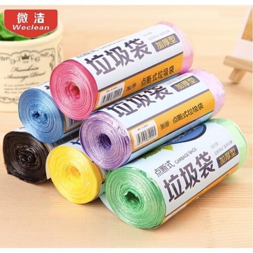 High quality color thickening garbage bag new material point breaking type disposable garbage bag general factory direct sales