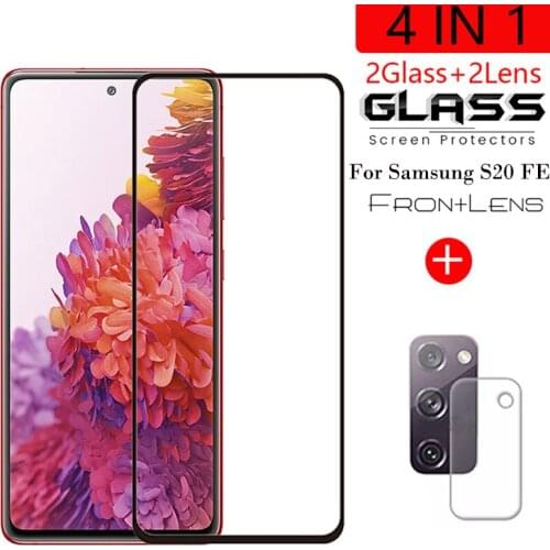 Tempered Glass For Samsung Galaxy S20 Fan Edition Glass Screen Protector Tempered Glass For Samsung S20 FE Lens Protective Film