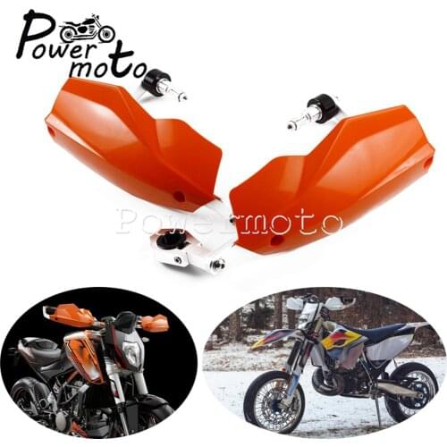Orange White Black Motocross 7/8" 22mm Handguards 1-1/8" 28mm Hand Protector Guard for Enduro 125 390 1190 690 Dirt Naked Bike