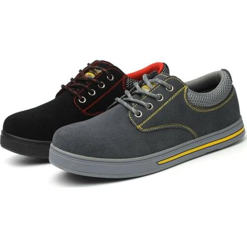 Safety Shoes Cap Steel Toe Safety Shoe Boots For Man Work Shoes Men Waterproof Size 12 Footwear Winter Wear-resistant YXZ007