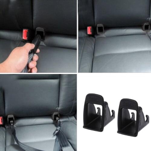 1 Pair Car Baby Seat ISOFIX Latch Belt Connector Guide Groove 77HF