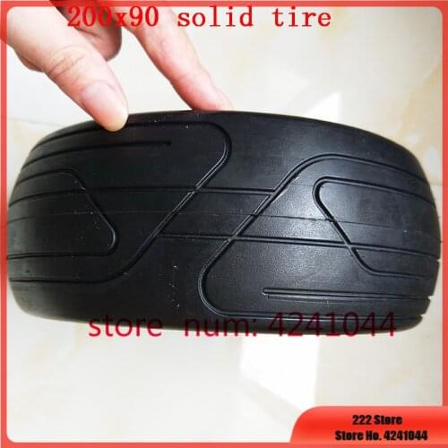 Free shipping 200x90 solid tires for electric scooter, torsion car 8 inch non inflatable solid tyres