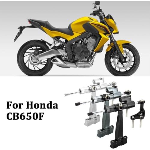 For Honda CB650F 2014 - 2019 CNC Steering Damper Stabilizer Bracket Mounting Holder Set Aluminum Motorcycle Parts Accessories