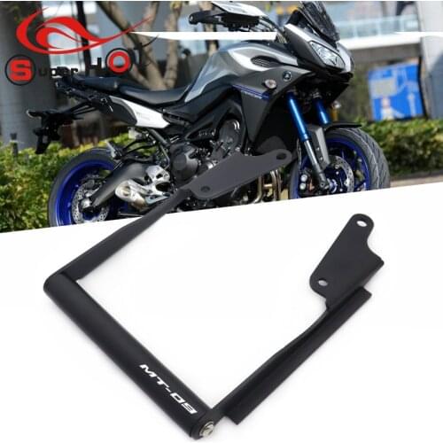 For YAMAHA MT-09 MT09 Tracer 900 FJ09 FJ-09 2015-2017 Moblile Phone GPS Plate Bracket Stand Honder Phone Support